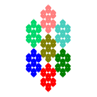 111-x1x-111 fractal