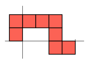 8 scaled squares