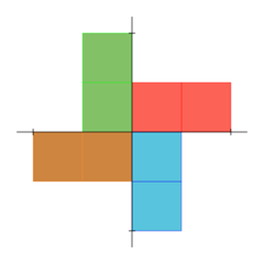 tiling with 4 copies of iteration 1