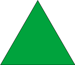 Initial equilateral triangle
