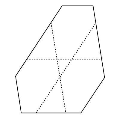 general hexagon with trema construction