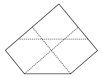 general pentagon with trema construction