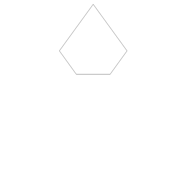54 degree pentagon